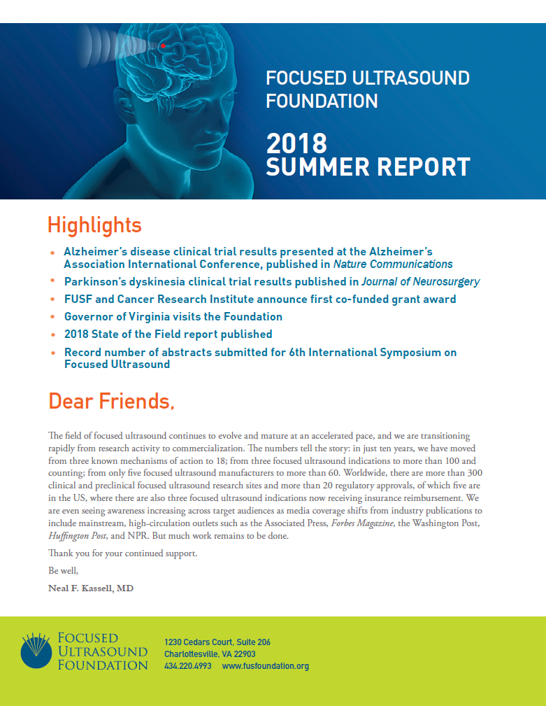 Summer 2018 Progress Report Cover2